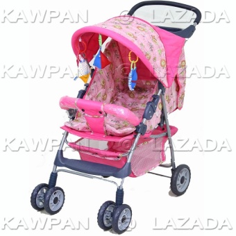 K.baby รถเข็นเด็ก ฟรุซตี้ร์ ปรับ 3 ระดับ นั่ง/เอน/นอน + มุ้ง (สีชมพู)