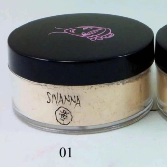 Sivanna Loose Powder แป้งฝุ่นกระปุกดำ แท้100% No.1 ผิวขาว