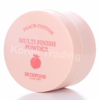 SkinFood Peach Cotton Multi Finish Powder 15g แป้งฝุ่นลูกพีช 15กรัม