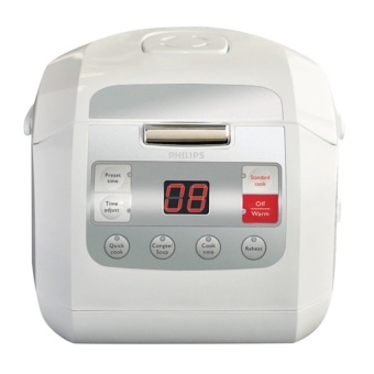 PHILIPS หม้อหุงข้าวดิจิตอล รุ่น HD3030 (White)