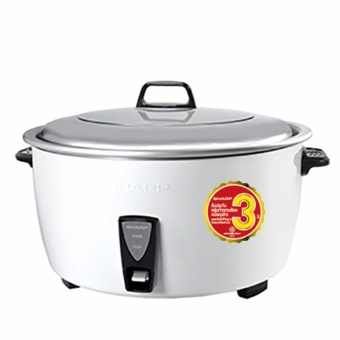 SHARP หม้อหุงข้าว ขนาด 10ลิตร KSH-D1010 สีขาว