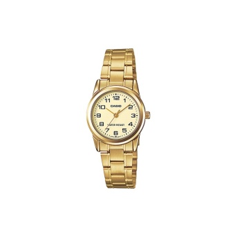 Casio Standard นาฬิกาข้อมือผู้หญิง สายสแตนเลส รุ่น LTP-V001G-9BUDF - Gold
