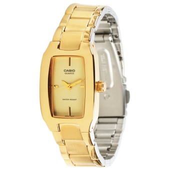 Casio นาฬิกาข้อมือผู้หญิง สายแสตนเลส รุ่น LTP-1165N-9 - สีทอง