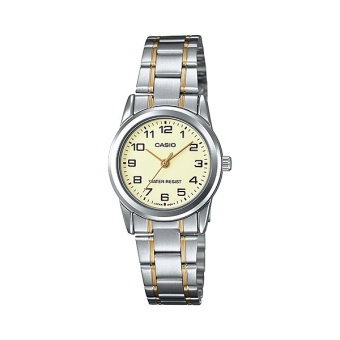 Casio Standard นาฬิกาข้อมือผู้หญิง สายสแตนเลส รุ่น LTP-V001SG-9BUDF - Silver