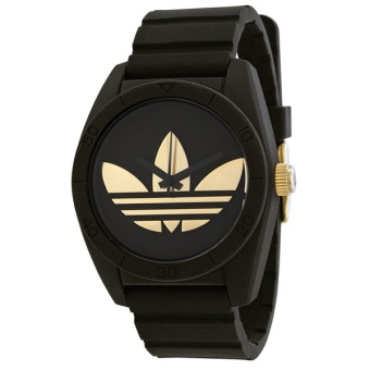 Adidas Originals นาฬิกาข้อมือ Santiago Watch ADH2912 (Black/ Gold)
