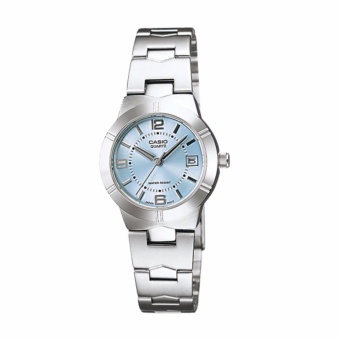 Casio LTP-1241D-2A นาฬิกาข้อมือสำหรับผู้หญิง สาย Stainless