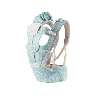 Babykly 5 in 1 เป้อุ้มเด็ก+Hip Seat สีเขียววินเทจ