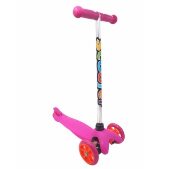 Scooter สกูตเตอร์ สกูตเตอ 3ล้อ สกู๊ตเตอร์ ของเล่นกลางแจ้ง กีฬา [ชมพู-ส้ม]
