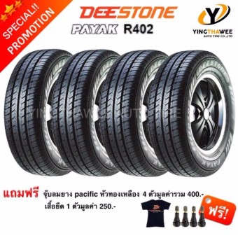 Deestone ยางรถยนต์ รุ่น PAYAK R402 215/70R15 4 เส้น (ฟรีเสื้อยืดมูลค่า 250 บาท 1ตัว)