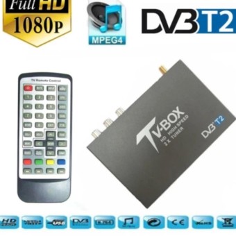 DVB-T2 กล่องรับสัญญาณ TV Digital ติดรถยนต TV DVB - T2 HD สองเสาสัญญาณ