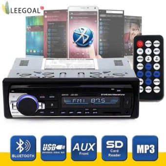 leegoalWireless Bluetooth Car Audio Stereo In-Dash Car MP3 Player Support Aux Input TF Card USB