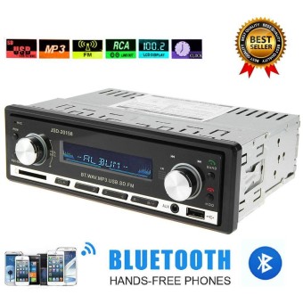 niceEshop Bluetooth Car Stereo Receivers 60W Single Din Audio Receiver Support MP3 Player/FM Radio USB/SD/AUX