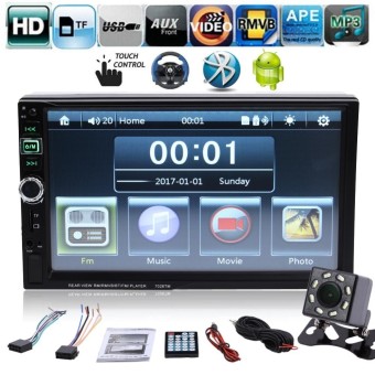 7 inch 2 Din Bluetooth Touch Screen Car Radio Android Phone WithCamera - intl