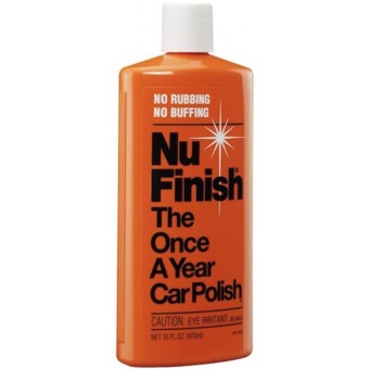 Nu Finish The Once A Year Car Polish (Liquid)น้ำยาเคลือบเงาสีรถยนต์ สูตรน้ำ ขนาด 16oz